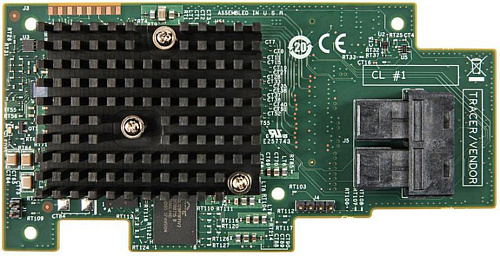 Контроллер Intel Celeron Плата контроллера RAID-массива Intel Integrated RAID Module RMS3CC080, with dual core LSI3108 ROC, 12 Gb/s, 8 internal port SAS 3.0 mezzanine card,