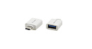 Переходник [99-97210006] Kramer Electronics [AD-USB31/CAE] USB 3.1 тип C вилка на USB 3.0 розетку для передачи данных и зарядки мобильных устройств