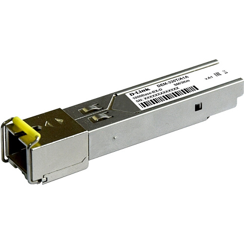 Трансивер/ 330T/10KM WDM SFP Transceiver, 1000Base-BX-D, Simplex LC, TX: 1550nm, RX: 1310nm, Single-mode, 10KM