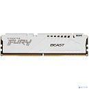 Память Kingston DDR 5 DIMM 16Gb PC41600, 5200Mhz, Kingston FURY Beast White XMP CL40 (KF552C40BW-16)