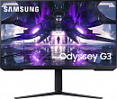 Монитор Samsung 32" Odyssey G3 S32AG320NI черный VA LED 1ms 16:9 HDMI полуматовая HAS Piv 250cd 178гр/178гр 1920x1080 165Hz FreeSync Premium DP FHD 6.