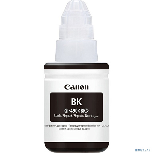 Canon 0663C001 Чернила Canon GI-490 BK (black), 135 мл