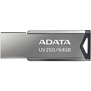 A-DATA Flash Drive 64GB UV250 AUV250-64G-RBK USB2.0 серебристый