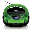 Аудиомагнитола BBK BX165BT зеленый/черный 3Вт/CD/CDRW/MP3/FM(dig)/USB/BT