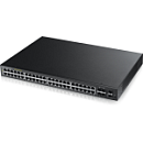 Коммутатор ZYXEL L2 PoE+ GS2210-48HP, 44xGE PoE+, 4xCombo (SFP/RJ-45), 2xSFP, бюджет PoE 375 Вт