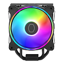Кулер для процессора/ Cooler Master Hyper 212 Halo Black (150W, 4-pin, 154mm, tower, Al/Cu, fans: 1x120mm/51.88CFM/27dBA/2050rpm, Black, 1700/1200