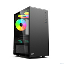 CBR Корпус ATX Miditower V500, без БП, 1*USB 3.0, 2*USB 2.0, HD Audio+Mic, Black [PCC-MATX-V500-WPSU]