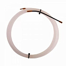 Rexant (47-1005-1) Протяжка кабельная (мини УЗК в бухте), нейлон, d=3mm, 5м, латунный наконечник, заглушка