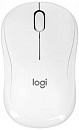 Мышь Logitech Silent M221 белый оптическая (1000dpi) беспроводная USB (2but)