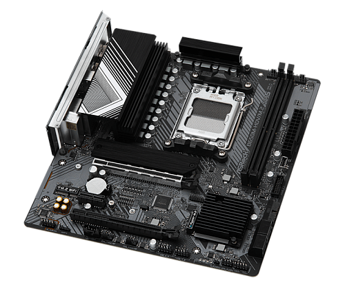Материнская плата Asrock B650M-HDV/M.2 SocketAM5 AMD B650 2xDDR5 mATX AC`97 8ch(7.1) 2.5Gg RAID+HDMI+DP