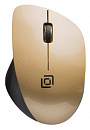 Мышь Оклик 695MW черный/золотистый оптическая (1000dpi) беспроводная USB для ноутбука (3but)