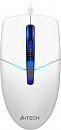 Мышь A4Tech N-530 белый оптическая (1200dpi) USB (2but)