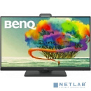 LCD BenQ 27" PD2705Q черный {IPS 2560x1440 60Hz 5ms 300cd 178/178 8bit HDMI2.0 DisplayPort1.4 USB-C(65W; DP) 4xUSB3.1 2x2W VESA}