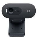 960-001364 Logitech HD WebCam C505 Black { USB 2.0, 1280*720, 1Mpix foto, Mic, Black}