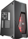 Корпус без блока питания Cooler Master MasterBox K500L, 2xUSB3.0, 2x120 RED Led Fan, 1x120Fan, w/o PSU, Black, ATX, w/Acrylic side panel
