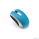 Genius Мышь ECO-8100 Blue { оптическая, 800/1200/1600 dpi, радио 2,4 Ггц, аккумулятор, USB} [31030004402]