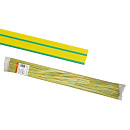 TDM SQ0518-0231 Термоусаживаемая трубка ТУТнг 14/7 желто-зеленая по 1м (50 м/упак)