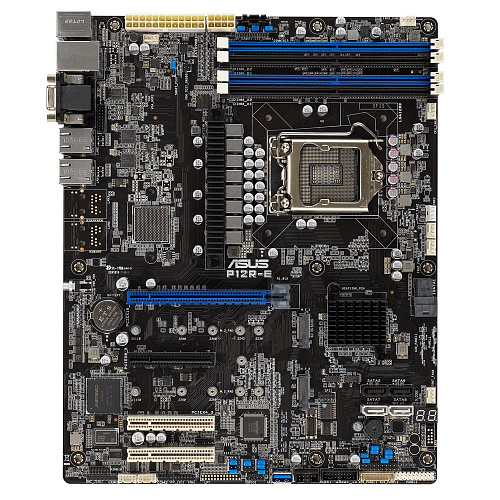 Материнская плата ASUS P12R-E LGA1200 ATX 4xDDR4 PCIEx16 3xPCIEx8 2xM.2 HDMI VGA 2хGLAN (420217)