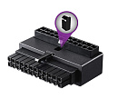 коннектор кабеля питания матплаты/ Cooler Master ATX 24 Pin 90° Adapter Capacitor GL (with added capacitors for stable power output)