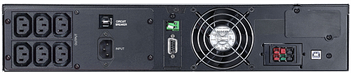 ИБП POWERCOM MACAN SE, On-Line, 1500VA/1500W, Rack/Tower, 6*IEC320-C13, LCD, Serial+USB, SmartSlot, подкл. доп. Батарей (1168817)