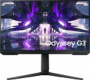 Монитор Samsung 24" Odyssey G3 S24AG302NI черный VA LED 1ms 16:9 HDMI полуматовая HAS Piv 250cd 178гр/178гр 1920x1080 144Hz FreeSync Premium DP FHD 4.