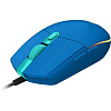 Мышь Logitech G203 LIGHTSYNC Corded Gaming Mouse <USB, Blue, Retail> 910-005798