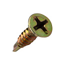 Rexant 1505-3919-1 Саморез оконный KRANZ сверло, 3.9х19, желтый цинк, упаковка поставщика (18 000 шт.)