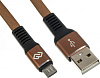 Кабель Digma USB (m)-micro USB (m) 1.2м коричневый плоский