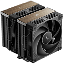 Кулер для процессора DEEPCOOL AK620 G2 LGA1851/1700/1200/115X/AM5/AM4 (8шт/кор, TDP 260W, PWM, DUAL Fan 120mm, 6 тепл. трубок, Copper Base, Wood-grain