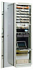Шкаф серверный ЦМО (ШТК-М-33.6.10-1ААА) напольный 33U 600x1000мм пер.дв.стекл задн.дв.стал.лист 2 бок.пан. направл.под закл.гайки 890кг серый 855мм 11