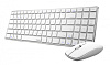 Клавиатура + мышь Rapoo 9300M клав:белый мышь:белый USB беспроводная Bluetooth/Радио Multimedia (18479)