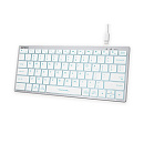 Клавиатура A4Tech Fstyler FX61 белый USB slim LED (FX61 WHITE)