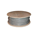 Rexant (01-1202-R) Кабель витая пара F/UTP, CAT 5е, PVC, 10PR, 24AWG, INDOOR, SOLID, серый, 305м, РФ