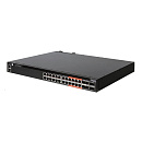 Коммутатор Edge-corE 4610-30P-O-AC-F Edge-corE AS4610-30P, 24-Port GE RJ45 port PoE+, last 8 ports Ultra-PoE, 960W PoE Bugdet, 4x10G SFP+, 2 port 20G
