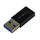 KS-is KS-379 Адаптер USB Type C Female в USB 3.0 черный