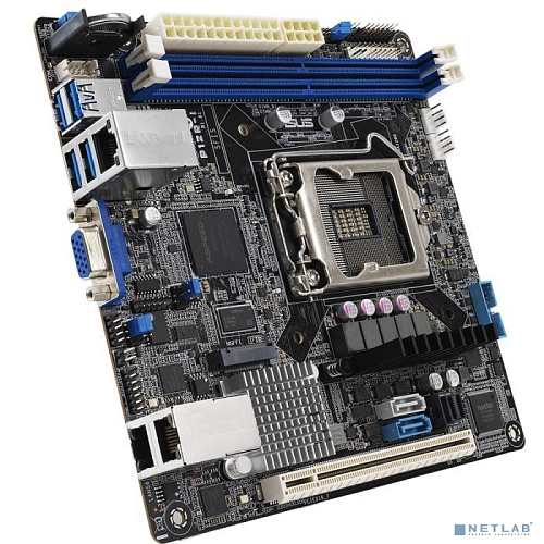 Asus P12R-I Mini-ITX {LGA 1200, 2x DDR4 DIMM (to 64GB ECC UDIMM), 6x USB 3.0 (4 rear), 6x SATA (4 in MiniSAS HD), 1x PCIE x16, 1xM.2 2280, LAN 2x 1Gb,