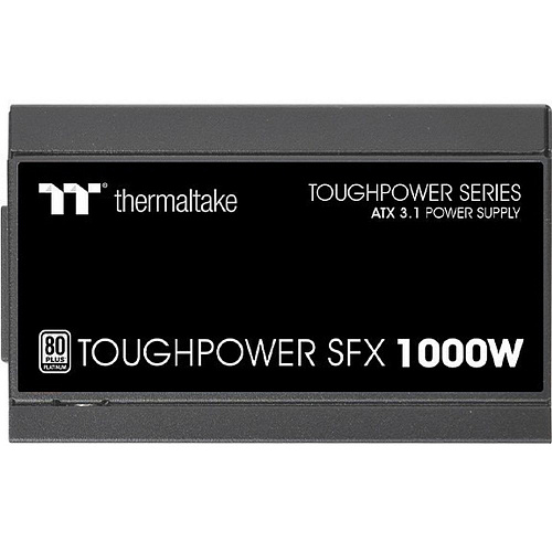 Блок питания Thermaltake Toughpower SFX 1000W /Fully Modular/Non Light/Full Range/Analog/80 Plus Gold/EU/100% JP CAP/All Flat Cables/Gen 5