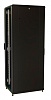 Шкаф серверный WRline (WR-TT-2261-AS-RAL9004) напольный 22U 600x1000мм пер.дв.стекл задн.дв.стал.лист 2 бок.пан. 800кг черный 910мм 81.7кг 1166мм IP20