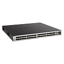 Коммутатор D-Link DGS-3130-54S/B1A Управляемый L3 стекируемый коммутатор с 48 портами 1000Base-X SFP, 2 портами 10GBase-T и 4 портами 10GBase-X SFP+