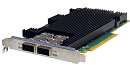 Silicom PE3100G2DQIR-ZL4 Dual port Fiber (LR4) 100 Gigabit Ethernet PCI Express Content Director Server Adapter RoHS Compliant,X16 Gen 3, based on Int