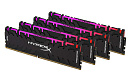 Модуль памяти KINGSTON Predator Gaming DDR4 Общий объём памяти 32Гб Module capacity 8Гб Количество 4 3200 МГц Множитель частоты шины 16 1.35 В RGB чер