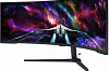 Монитор Samsung 57" Odyssey Neo G9 S57CG952NI черный VA LED 32:9 HDMI полуматовая HAS Piv 420cd 178гр/178гр 7680x2160 240Hz FreeSync Premium Pro DP Du