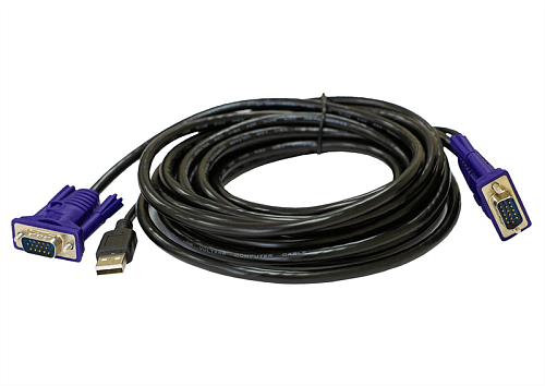 Кабель ORIGO Кабель KVM с разъемами VGA и USB, 5 м