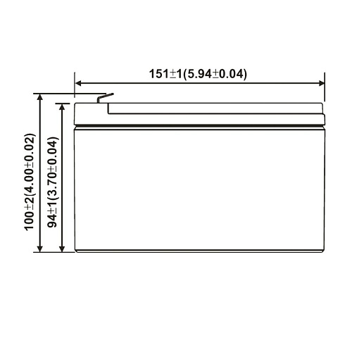 Аккумулятор HRL1234W F2 WBR