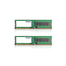Модуль памяти PATRIOT Signature Line DDR4 Общий объём памяти 8Гб Module capacity 4Гб Количество 2 2400 МГц Множитель частоты шины 16 1.2 В PSD48G2400K