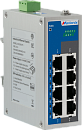 Неуправляемый промышленный Fast Ethernet коммутатор с поддержкой PROFINET, 8 x 100M RJ45, питание 12~48VDC/24VAC, монтаж на DIN-рейку