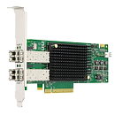 адаптер Broadcom Emulex LPe32002-M2 HBA Dual Port 32Gb Fibre Channel HBA (LPE32002-M2), LP + FH, transivers included (незначительное повреждение короб