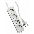 Гарнизон Сетевой фильтр EL-NL4-W-2, 4 розетки допустимый ток 10А, длина 2м.