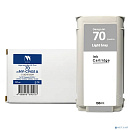 Струйный картридж NVP 70 (NV-C9451A) Light Gray для HP DesignJet Z2100/Z3100/Z3200/Z5200/Z5400 (130 мл) совместимый