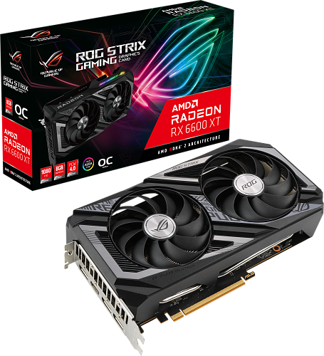 Видеокарта ROG-STRIX-RX6600XT-O8G-GAMING